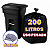 Saco De Lixo 200l Reforçado Preto 20un Com Pano De Chão - Imagem 1