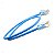 Kit 2 Patch Cord U/UTP Cat.5e Furukawa Sohoplus 1,5m Azul - Imagem 5