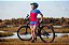 CONJUNTO CICLISMO FEMININO AZUL E ROSA - Imagem 3