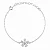 Pulseira De Prata Flor - Imagem 1