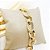 Pulseira elos grandes em banho de ouro 18k - Imagem 2