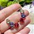 Brinco ear cuff banhado a ouro 18k com cristais e zircônias nas mesmas cores das pedras - Imagem 3