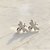 Brinco abelha  em banho de prata com zircônias brancas - Imagem 4