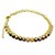 Pulseira dupla banhada em ouro 18k com rivera em zircônicas coloridas - Imagem 1