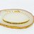 Pulseira em banho de ouro 18k o senhor é meu pastor com pérolas na corrente - Imagem 4