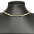 Choker riviera em banho de ouro 18k com zircônias cristais - Imagem 3