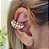 Brinco piercing em banho de ouro 18k com bolinhas e pérolas - Imagem 2