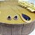 Conjunto colar e brincos em banho de ouro 18k com gotas de cristal lilás cravejadas de zircônias cristais - Imagem 3