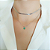 Choker fita em banho de ródio branco - Imagem 2