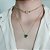 Choker em banho de ouro 18k com triângulos e quadrado cravejados de zircônias - Imagem 2
