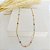 Choker banhado em ouro 18k com bolinhas coloridas - Imagem 3