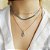 Choker banhado em ouro 18k com bolinhas coloridas - Imagem 2