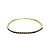Bracelete banhado em ouro 18k cravejado de zircônias azuis - Imagem 1