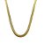 Colar malha snake em banho de ouro 18k - Imagem 1