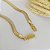 Colar malha snake em banho de ouro 18k - Imagem 3