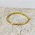 Pulseira lisa em banho de ouro 18k - Imagem 3