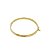 Pulseira lisa em banho de ouro 18k - Imagem 1