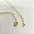 Colar de pérolas champanhe com fecho boia banhado em ouro 18k - Imagem 3