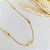 Colar banhado em ouro 18k corrente de bolinhas - Imagem 3