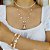 Choker de pérolas de agua doce com detalhes em banho de ouro 18k - Imagem 3