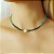 Choker de quartzo verde com ágata mesclada cristais espinélio pérola de agua doce e bolinhas e detalhes em ouro 18k - Imagem 2