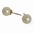 Brinco banhado em ouro 18k com pérola shell - Imagem 1