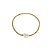 Pulseira elástica de bolinhas banhadas em ouro 18k com pérola cultivada - Imagem 1