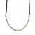 Choker de cristais naturais em tons de lilás com pérola barroca bolinhas e detalhes em banho de ouro 18k - Imagem 1