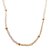Choker de cristais naturais em tons claros de rosa com detalhes em banho de ouro 18k - Imagem 1