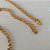 Conjunto em banho de ouro 18k colar riviera redonda e brincos ponto de luz com zircônias cristais - Imagem 3