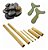 Kit 12 Pedras Quentes 06 Bambu 02 Pantalas Estetica Massagem - Imagem 1