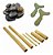 Kit 12 Pedras Quentes 06 Bambu 02 Pantalas Estetica Massagem - Imagem 2