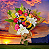 Arranjo Mix de Flores Premium - Por do Sol - Imagem 1