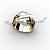 Anel Formatura Masculino Hermes Ouro 18 k - Imagem 2
