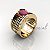 Anel Formatura Masculino Juno Ouro 18k - Imagem 2