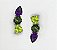 Ear Cuff Peridoto, Turmalina e Ametista - Imagem 2