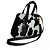 Bolsa Animal Print vaquinha - Imagem 2