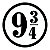 Placa Plataforma 9 3/4 - Harry Potter - Imagem 2