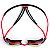 Oculos de Natacao Zoggs Fusion Air Lente Titanium - Vermelho - Imagem 2