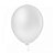 Balão Liso N°9 Happy Day C/50 Unidades Branco - Imagem 1