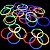 Pulseiras Neon Para Festa Eventos 100 Unidades - Imagem 1