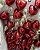 Balão de coração metalizado vermelho 5 Unidades 40cm - Imagem 5
