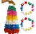 COLAR HAVAIANO COLORIDO KIT COM 10 UNIDADES - Imagem 3