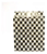 Saco Mini Lanche Xadrez Preto 11x10cm C/ 100 Unidades - Imagem 1