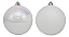Bolas De Natal Grande Tubo Branco Nacarado 12cm - C/4 Unid - Imagem 5