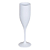 Taças De Champanhe Para Festas / Branco 180ml C/4 Unidades - Imagem 1