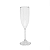 Taças De Champanhe Para Festas / Transparente 180ml C/4 Unid - Imagem 1