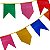 Bandeirinha Festa Junina Decorativa 10 Metros Coloridas - Plástico - Imagem 2