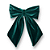 Laço Veludo Luxo Verde (m) 30cm Decorativo - Unid - Imagem 2