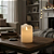 Enfeite Vela Parafina Led Branco - 7,5x7,5x12,5cm Branco - Unid - Imagem 1